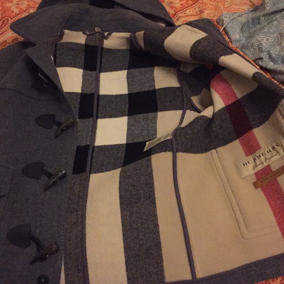 Burberry pea coat